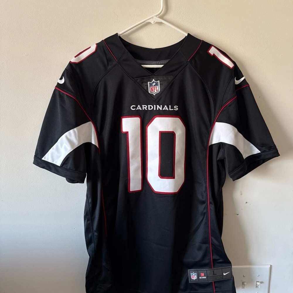 Men’s Nike DeAndre Hopkins #10 Arizona Cardinals Vapor Limited Jersey Sz L Black